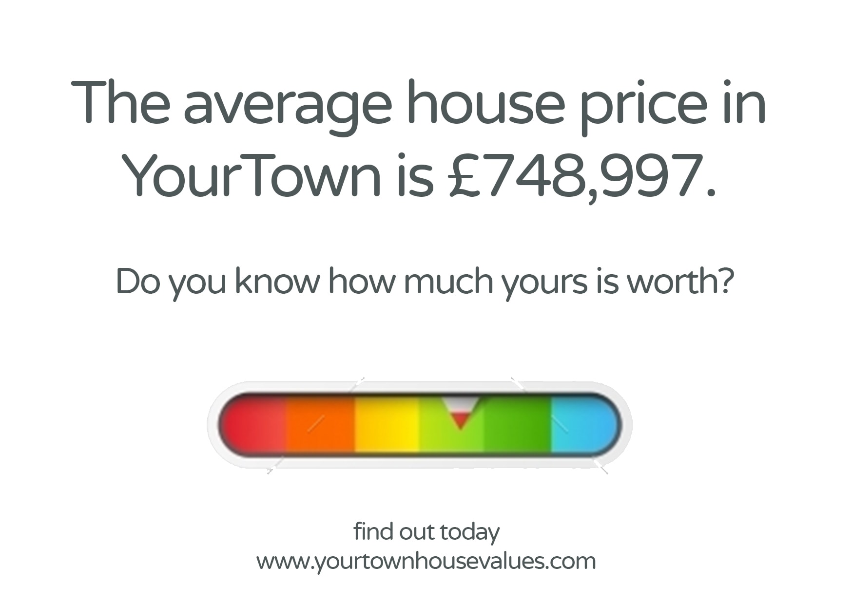Sample Leaflet for Estate Agent Valuation Generator