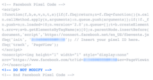 Facebook tracking for estate agents