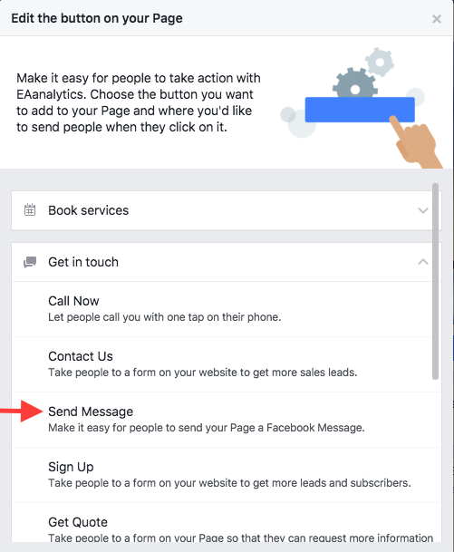 Select Send Message