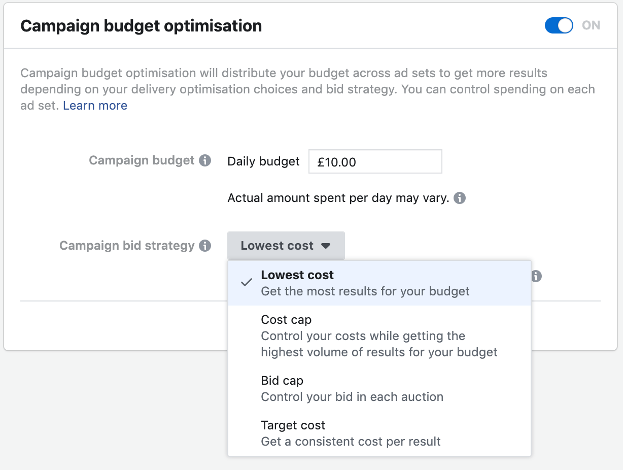 Facebook for Estate Agents - Budget