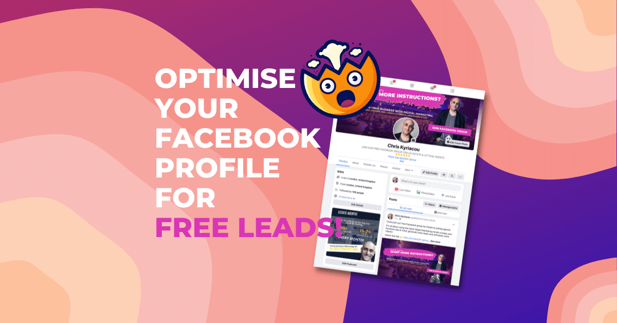 Optimise Facebook Profile For More Leads